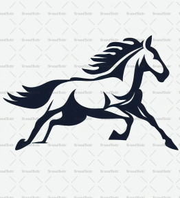 Galoppierendes Pferd